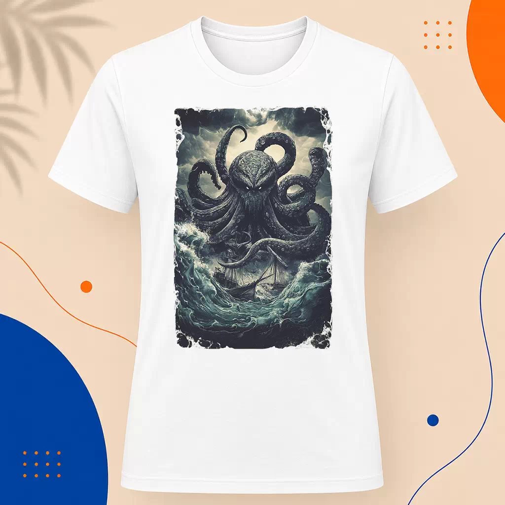 Pánské tričko - Kraken - Volání mořské bestie